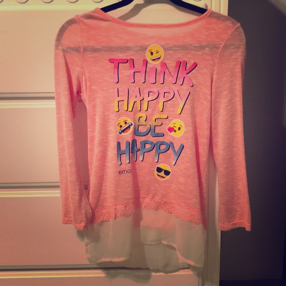 “Think Happy Be Happy” Long Sleeve Shirt